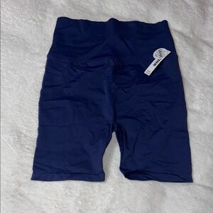 PINK Victoria's Secret Blue Bike Shorts with Stretchy Fit
